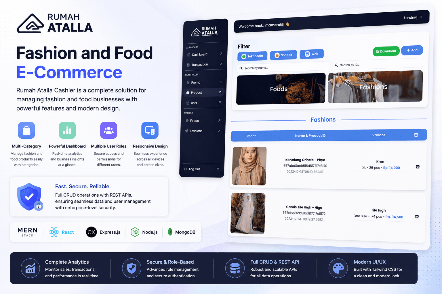 Rumah Atalla - Fashion and Food E-Commerce - 1